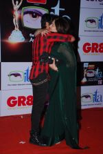 Kunika, Karanvir Bohra at ITA Awards red carpet in Mumbai on 1st Nov 2014